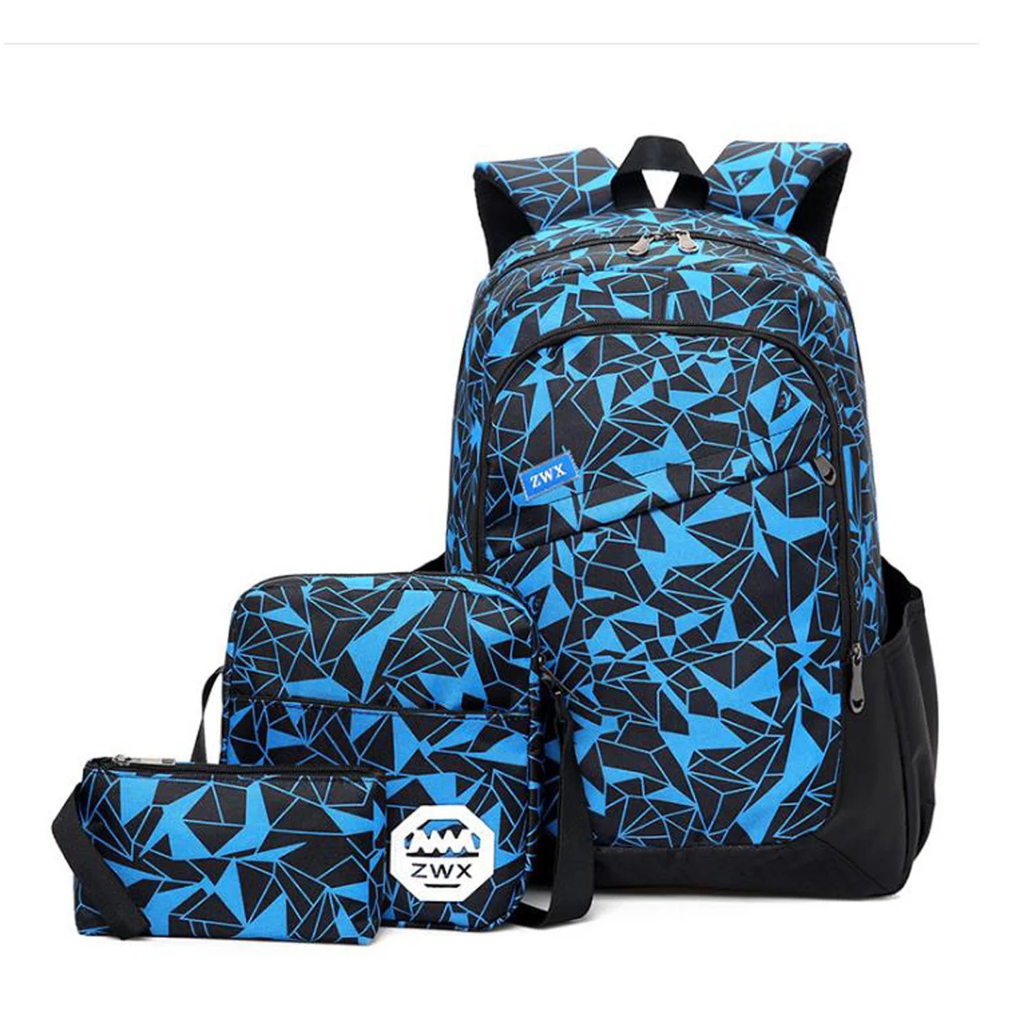 Рюкзак в студенческом стиле набор из трех предметов спортивный рюкзак новый