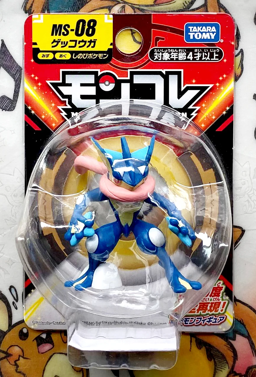 

TOMY Pokemon MS-08 EMC Greninja фигурки-украшения анимация производные периферийные продукты модели игрушки