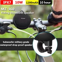 bluetooth speaker subwooferbike mount 3d stereo loudspeaker shower portable outdoor hands free ipx7 waterproof mini boombox