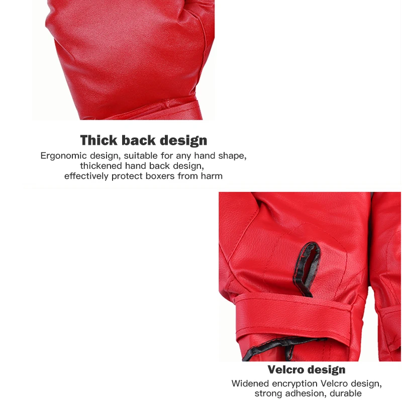 1 пара Боксёрские Перчатки тренировочные боевые перчатки карате Кикбоксинг из