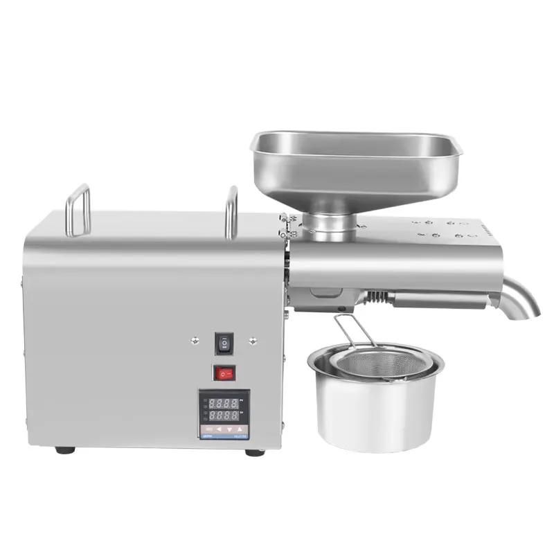 

Commercial grade high torque force press stainless steel oil press