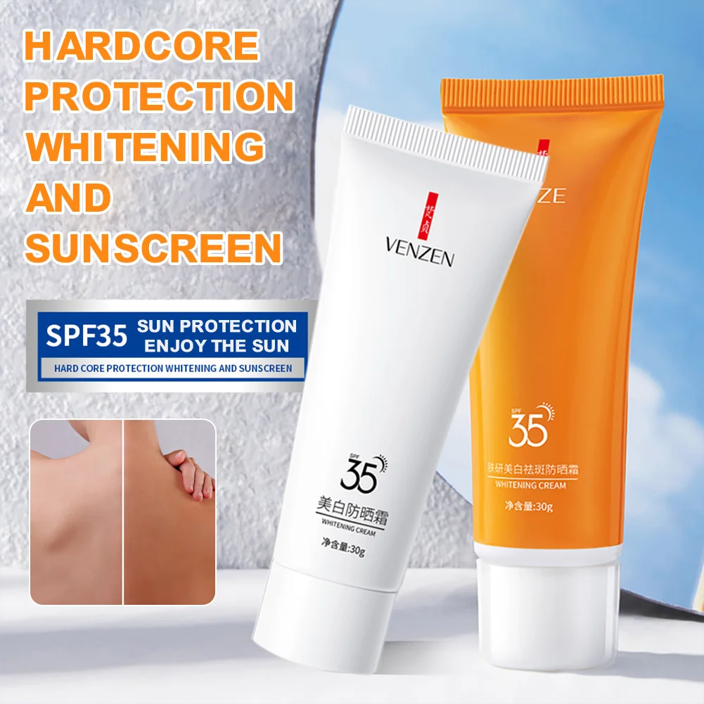 SPF35 солнцезащитный крем UVA UVB защита от воды-устойчивые Осветляющий увлажняющий