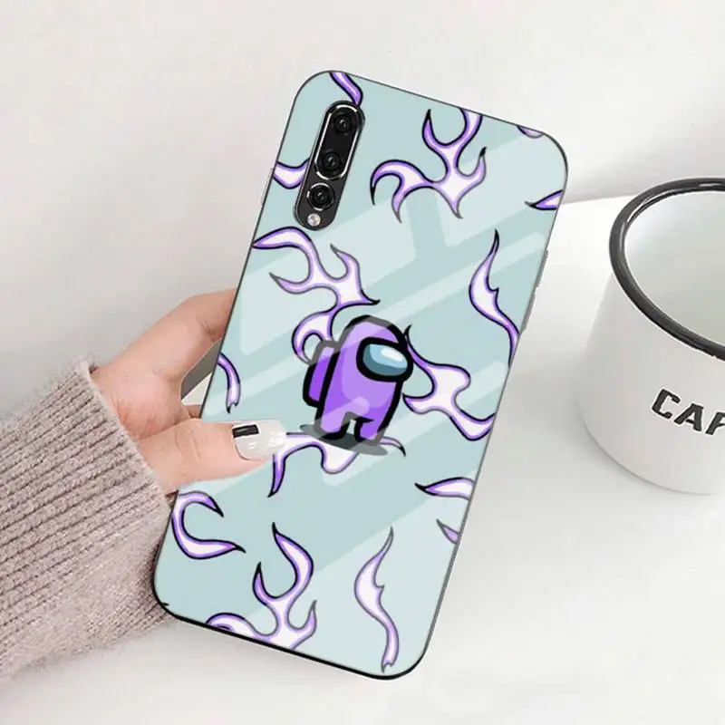 

ZFGHSHYQ Us Game Among Phone Case For HUAWEI P9 10 Plus 20 Pro 30 Lite Mate9 Honor 7A 8x 9 10 V10 Nove3i 5 Tempered Glass