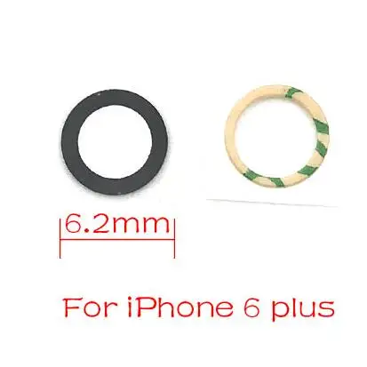 For Iphone 6 Plus 2 шт./партия, новая задняя камера, стеклянная крышка объектива с клеем для Iphone 6 7 8 Plus X XR XS Max, запасные части - Цвет: For Iphone 6 Plus