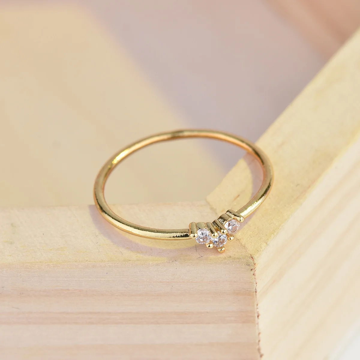 

14K Rings For Women Little Heart Shaped Gold Wedding Engagement Ring Jewellry Diamond Romantic Fashion Jewelry Love Round Rings