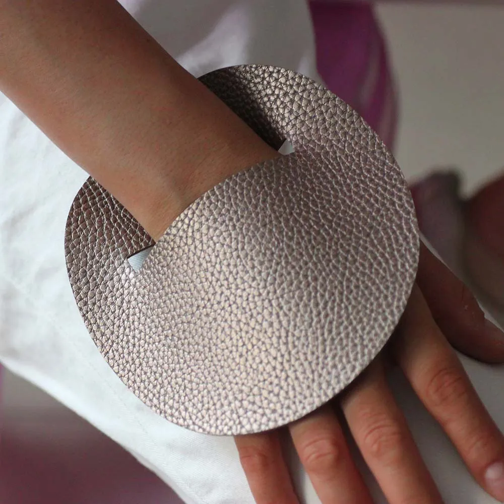 Модные роскошные кожаные браслеты для женщин женские Этнические ручной работы с