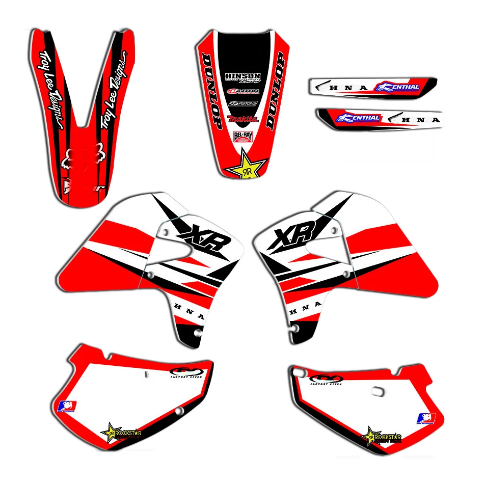 

Полный мотоцикл Графический наклейка Стикеры для Honda XR650R 2000-2009 XR 650R XR 650 R 2008 2007 2006 2005 2004 2003 2002 2001