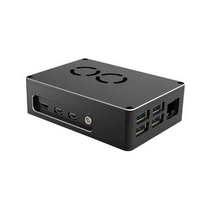 Чехол для Raspberry Pi 4, Модель B, различные интерфейсы, чехол с двумя вентиляторами, чехол для Raspberry Pi 4B