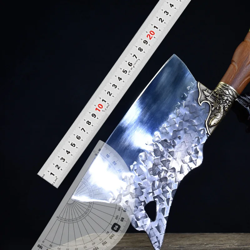 

Hand Forged Chopping Knife for Cutting Bones and Meat Cutting Dual-use Knife Ghost Hand Made Sharp Chef Knives