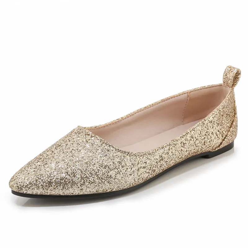 Повседневная женская обувь на плоской подошве с острым носком Элегантная