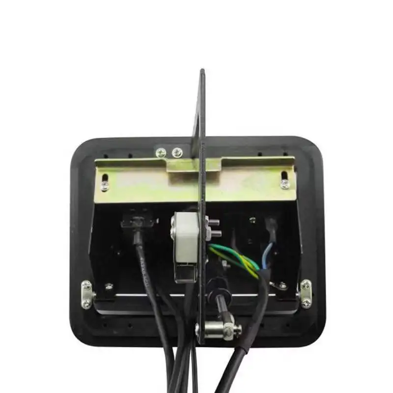 Черный мультимедийный стол Скрытая электрическая розетка с крышкой AC