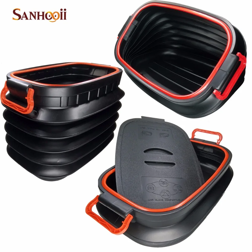 

Гаджеты, складное ведро для поддержания порядка 37 л, ящик для инструментов, задний Автомобильный багажник, органайзер для ботинок, для улицы...