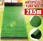 2X5M на открытом воздухе искусственный газон ковер приманка пластик искуственные балкон школьная зеленой лужайкой для вечерние свадебные Рождественский Декор