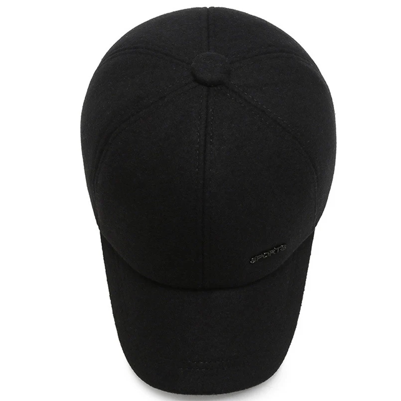 Мужская зимняя бейсболка шапка Snapback кепка для папы спортивная с логотипом