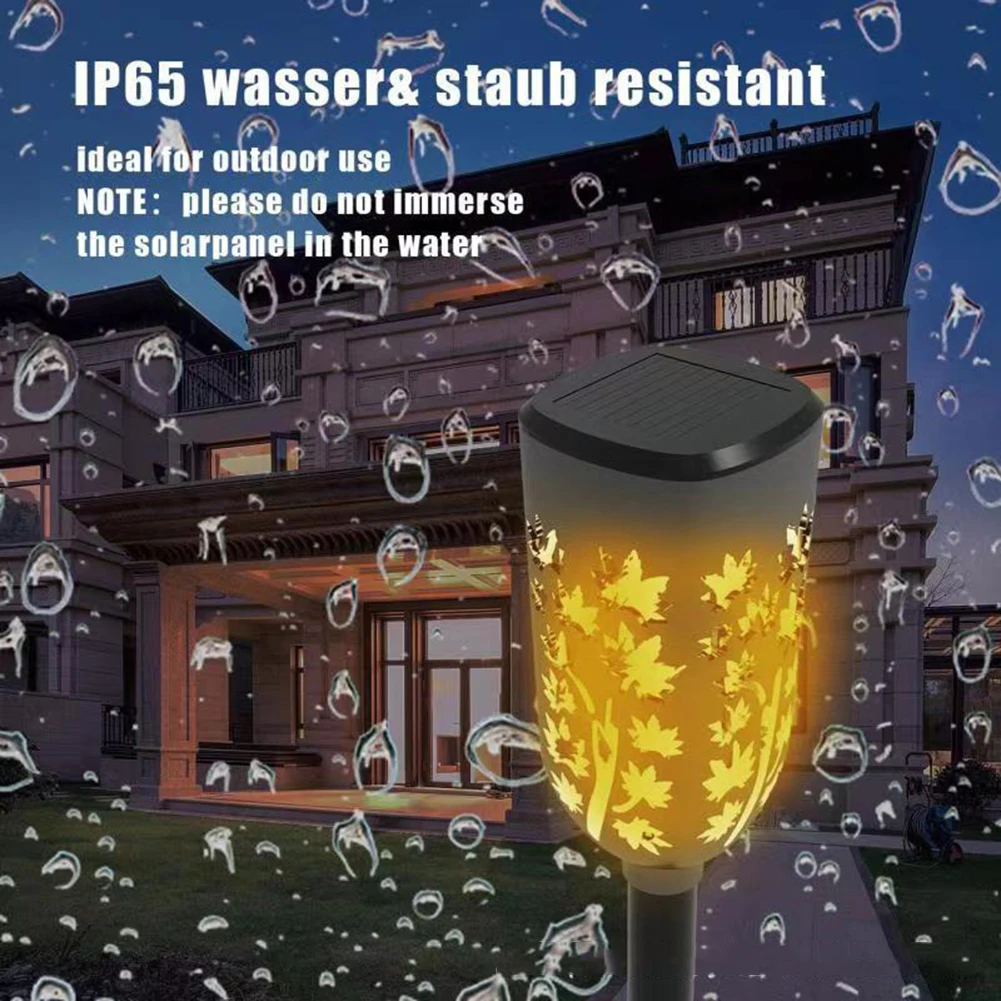 

LED Solar Lantern Light Hollow Chrysanthemum Flower Projection Lawn Stake Lamps Waterproof Outdoor Garden Yard Art Decorations