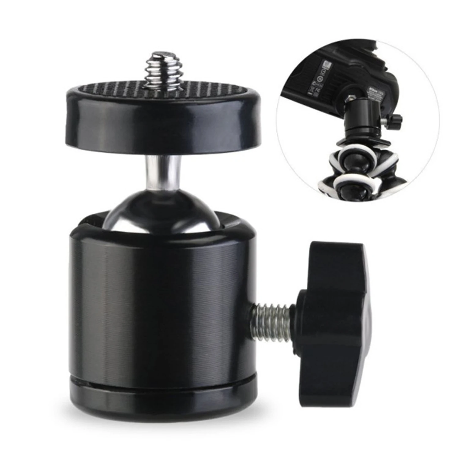 Gosear мини шаровая Головка 1/4 штатив с винтовой головкой регулируемый угол