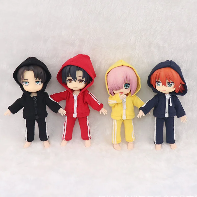 1/12 шарнирная кукла одежда свитер костюм ob11 милая Толстовка вязаная брюки