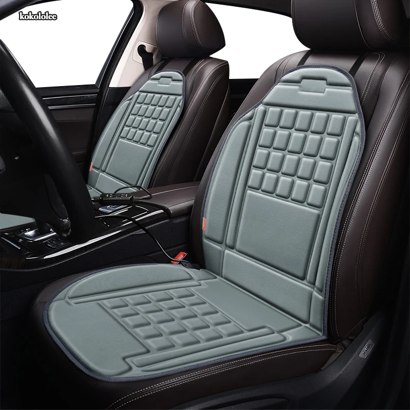 KOKOLOLEE 12V Heated car seat cover for Chevrolet all models aveo lacetti sonic spark equinox Cruze Epica Malibu captiva seat