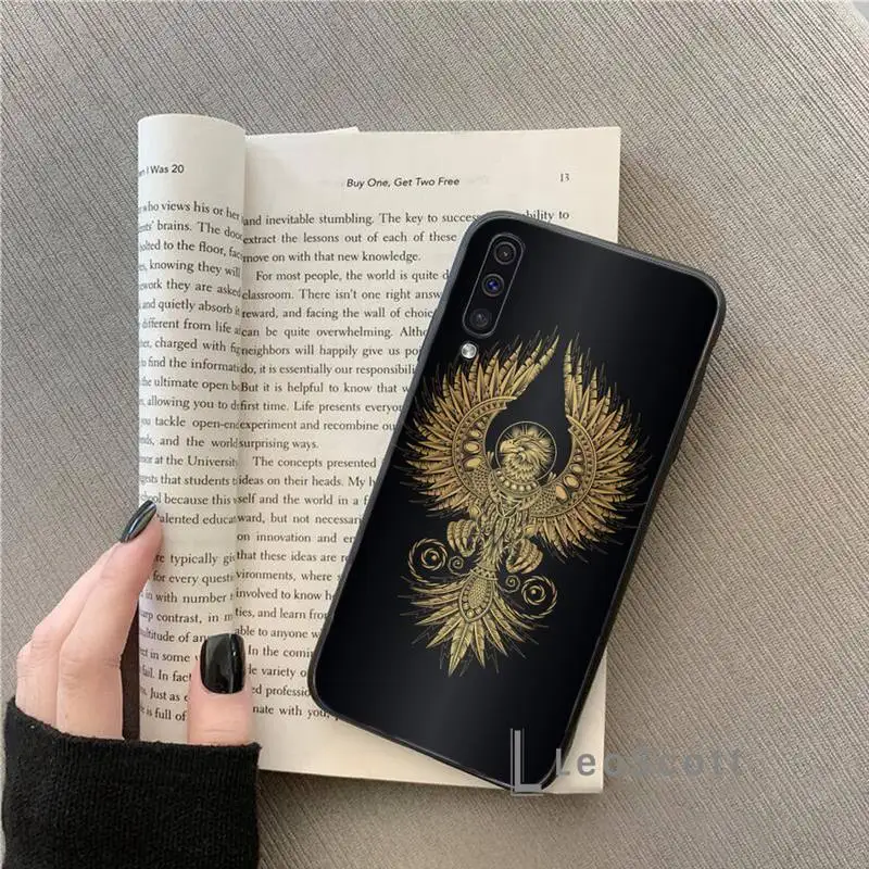 

Cool Animal Phoenix Phone Case For Samsung A20 A30 30s A40 A7 2018 J2 J7 prime J4 Plus S5 Note 9 10 Plus