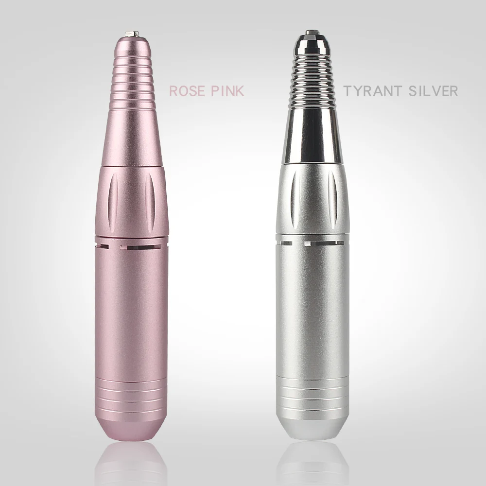1 set sliver Mini Electric Nail Polishing Machine Pen with 6 Bits Drill for Home Beauty Salon | Красота и здоровье