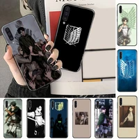 0 attack on titan phone case for samsung a40 a50 a51 a71 a20e a20s s8 s9 s10 s20 plus note 20 ultra 4g 5g