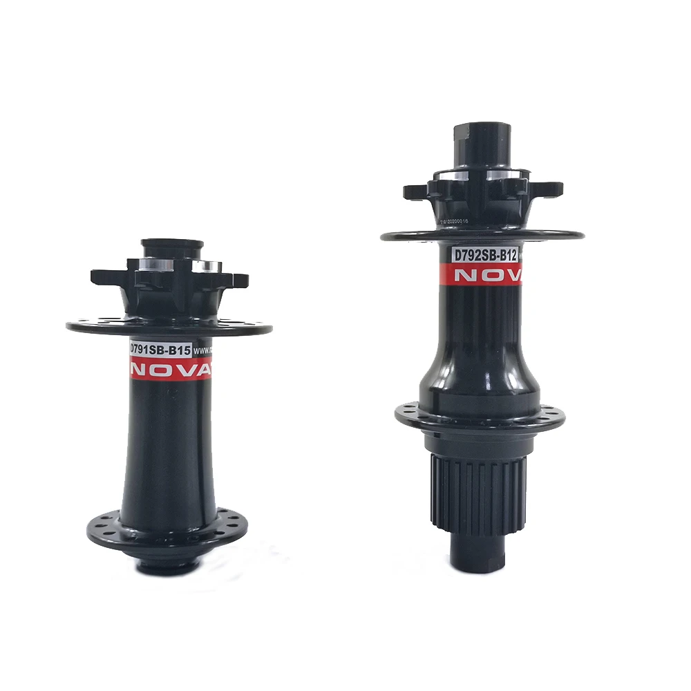 Новый NOVATEC D791SB B15 D792SB B12 BOOST MTB J Hook 6 болтовых дисковых втулок черный 28H 32H 110x15 мм 148x12