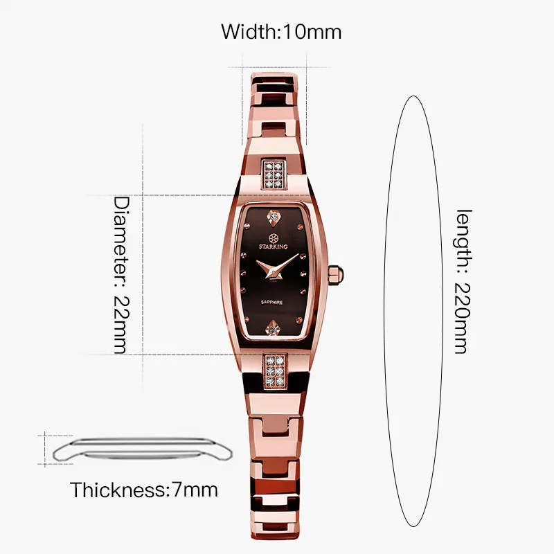 

2021 Trend Female Quartz Fallow Fashion Milan Tungsten Steel Strip Waterproof Insert Drill Women'S Watches BL0917
