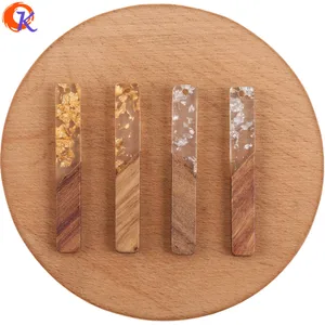 Сердечный Дизайн 50 шт. 8*52 мм DIY Изготовление сережекювелирные аксессуарыформа палочкинатуральное дерево и смоларучная работафурнитура для серег