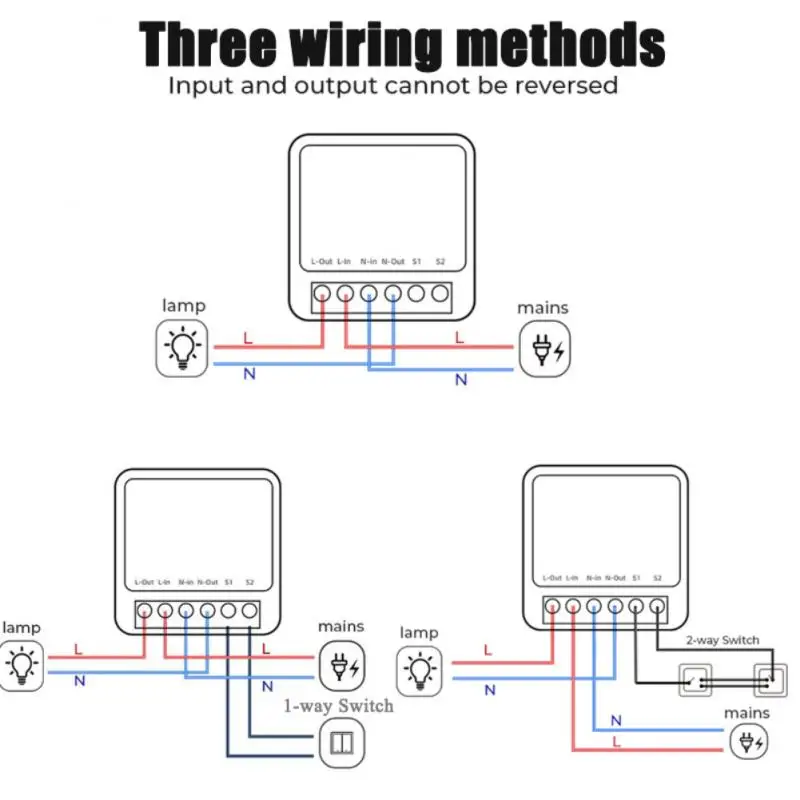 16A Mini Wifi Tuya Smart Switch Module Wireless Switches 2-way Control Timer Automation Compatible With Alexa Google Home | Обустройство