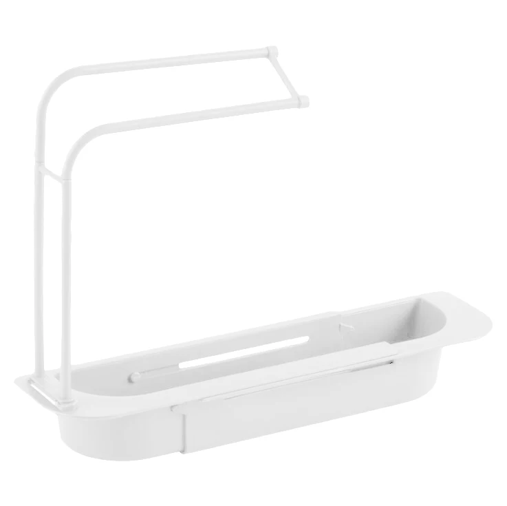 

Telescopic Sink Shelf Kitchen Sinks Organizer Soap Sponge Holder Sink Drain Rack Storage Basket Kitchen Gadgets Accessories