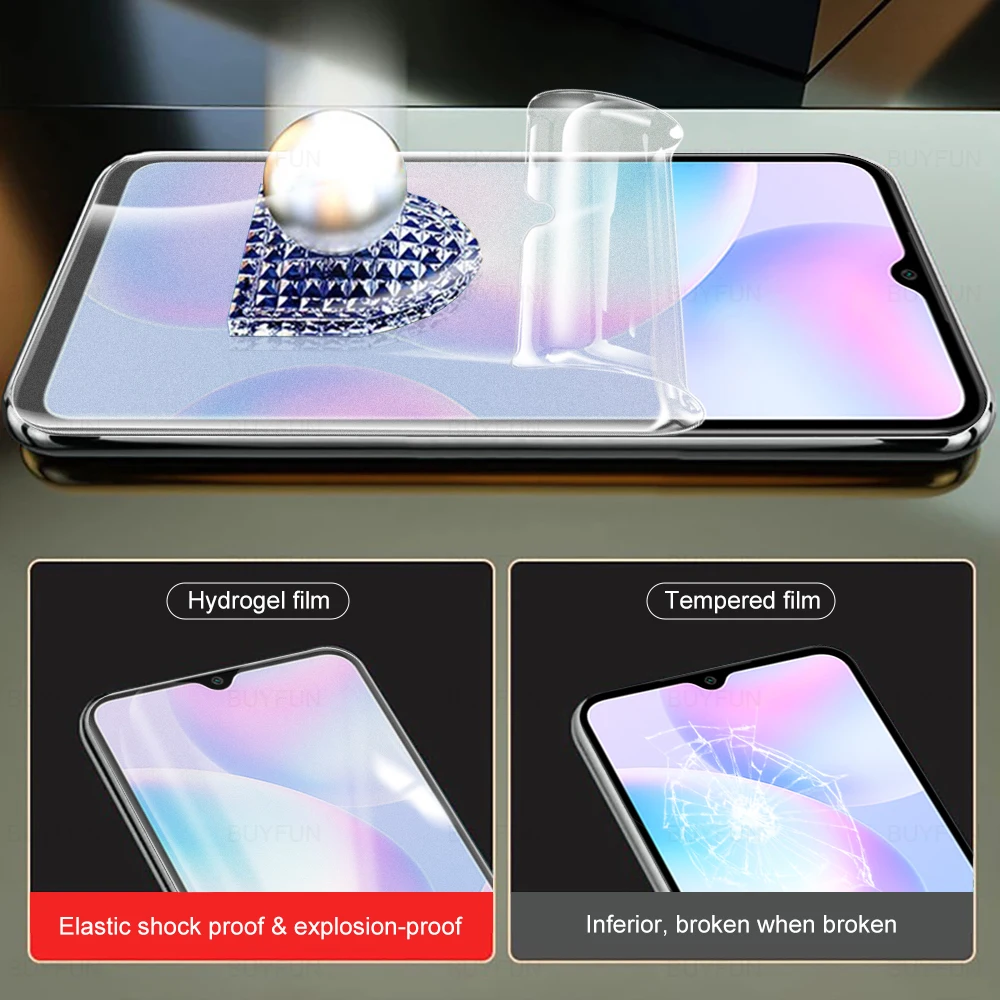 Матовая Гидрогелевая пленка с защитой от отпечатков пальцев для Xiaomi Redmi 9 T 9A 9C Redmi9