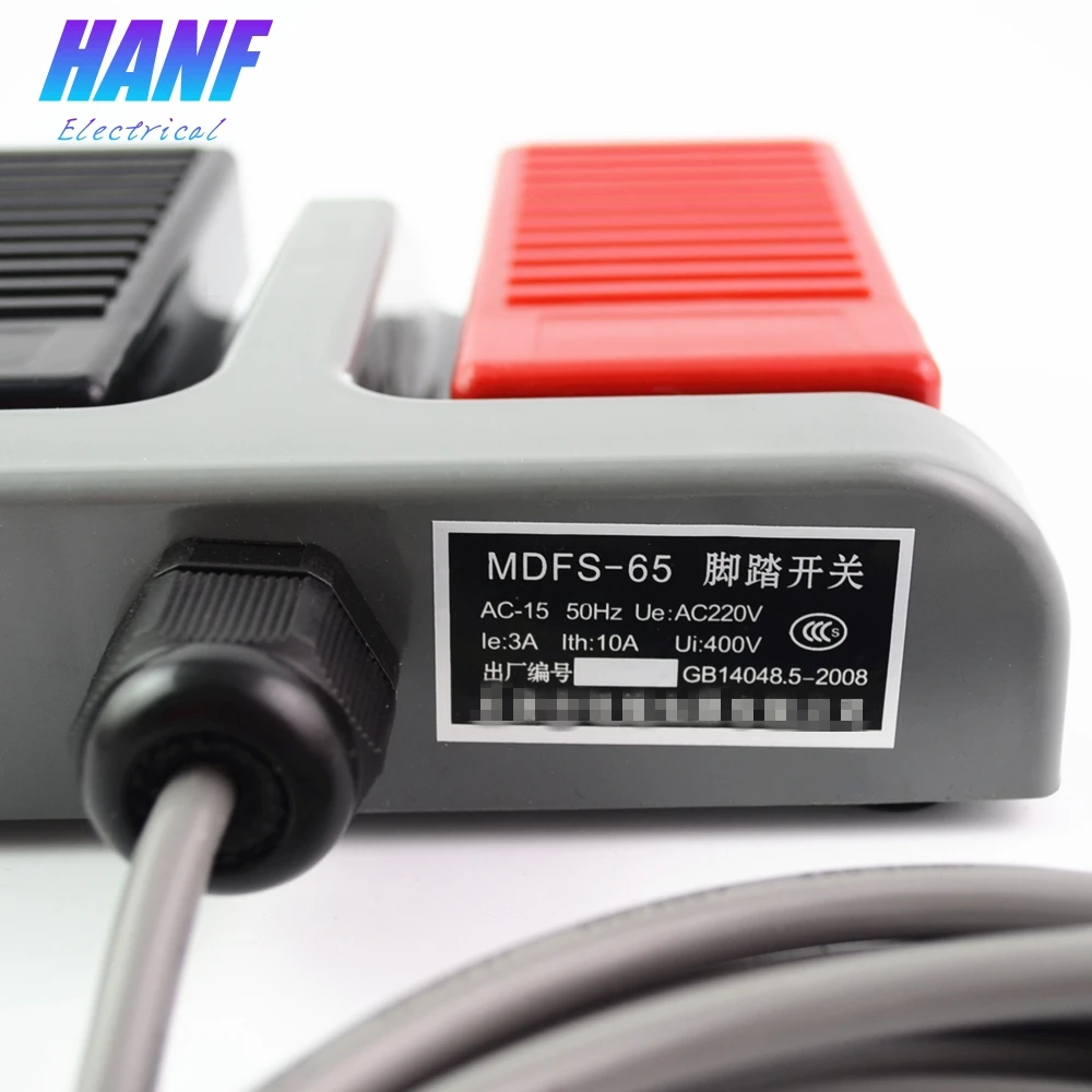 1 шт. мгновенный пластиковый ножной переключатель Бесконечность двойная педаль