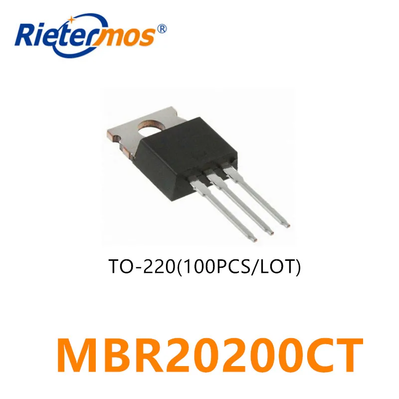 

100PCS MBR20200CT MBR20200 TO-220 20A200V HIGH QUALITY