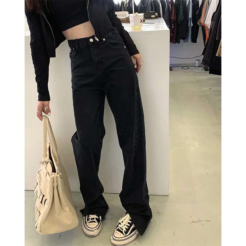 

Женские утягивающие джинсовые брюки с высокой талией