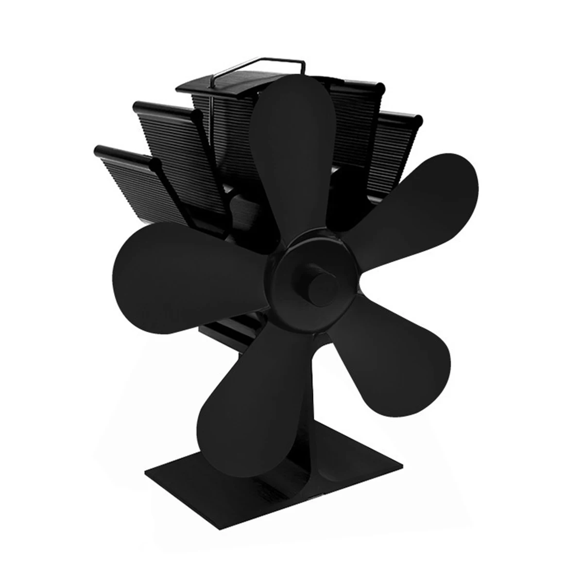 

Heat Powered Stove Fan 5 Blades Wood Burning Stove Fireplace Fan