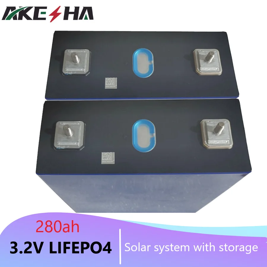 

2021 Lifepo4 280Ah 8PCS Rechargeable Battery Pack 3.2V Grade A Lithium Iron Phosphate Prismatic New Solar Cells EU US TAX FREE