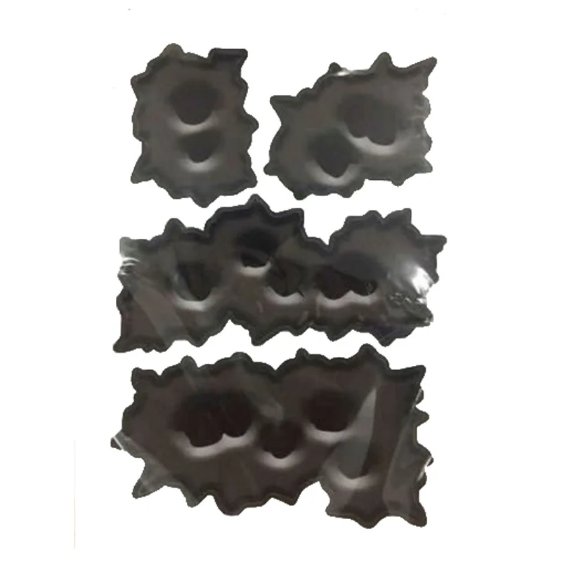 Автомобильные забавные наклейки 3D отверстия автомобильные Чехлы маленькие для