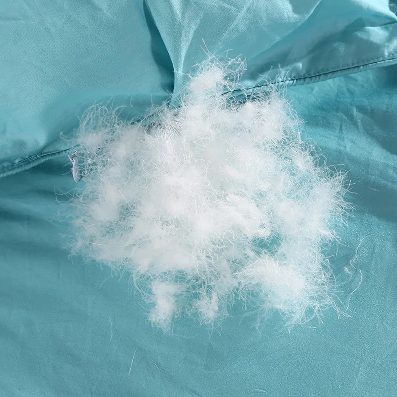 Белый гусиный пух утолщенное зимнее теплое одеяло 3d роскошное гусиное пуховое