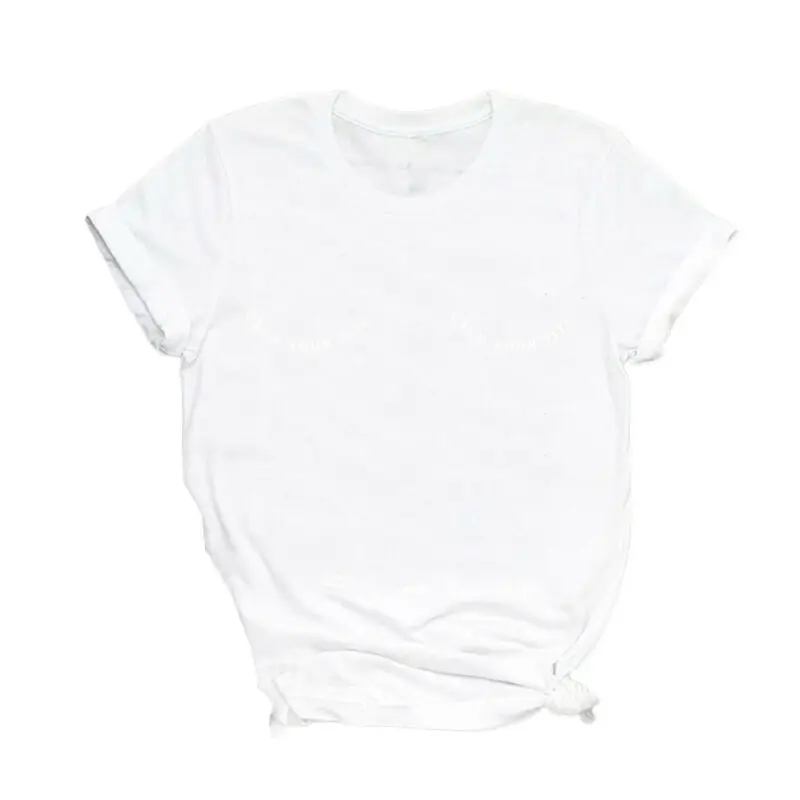 

Women Summer Short Sleeve Letter Printed T-Shirt Tops Loose Tee Crew Neck Blouse