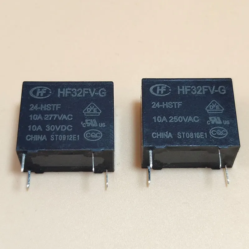 Реле HF32FV-G-24-HST 24VDC 4pin 10A277VAC
