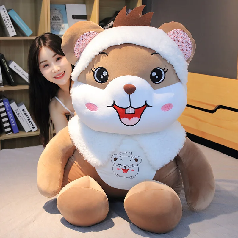 Милая крыса Медведь Кролик три Братья плюшевые игрушки мягкие животные мягкие кролик кукла игрушки для малышей, детей Подарки для девочек на день рождения игрушки для девочек