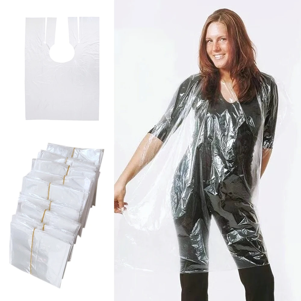 50/100 шт одноразовые салонная накидка парикмахерские ткани волос резки Парикмахерская для парикмахерской