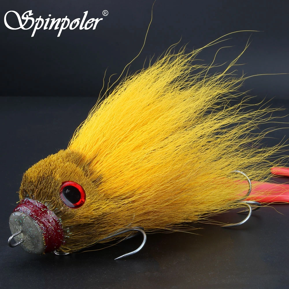 Рыболовная мышь Spinpoler 3D глаза пластиковые личинки крючки приманки для большой