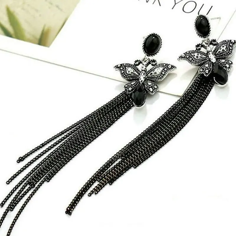 1 пара женские серьги Кисточки Из Нержавеющей Стали|Серьги-подвески| |