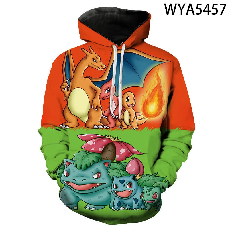 

Game Pokemon 3D Printed Hoodies Men Women Children Fashion Sweatshirts Boy Girl Kids Pullover Long Sleeve Streetwear Tops
