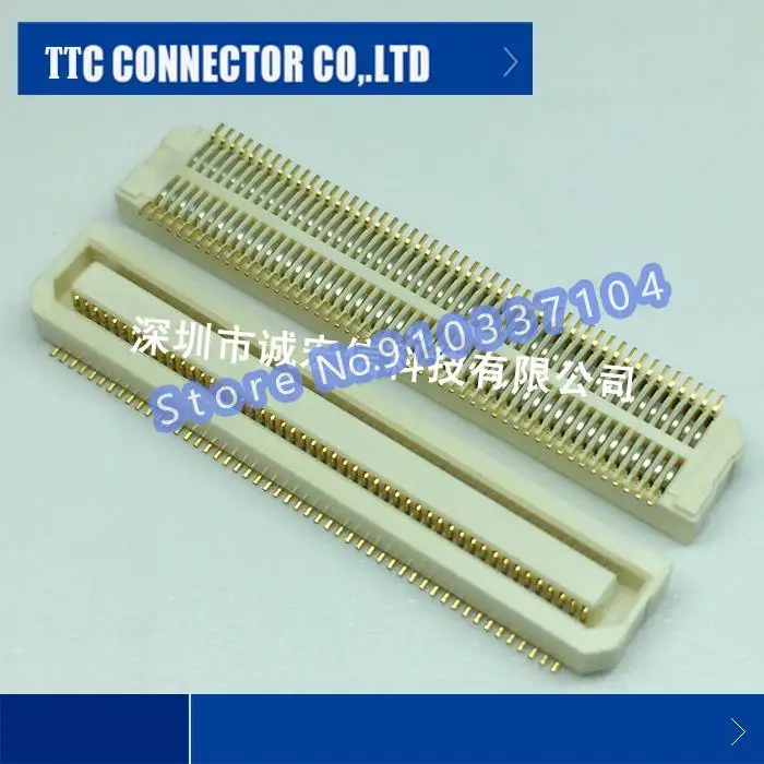 

10pcs/lot AXK500147YG legs width : 0.5mm 100PIN 2.3 high Board to board Connector 100% New and Original