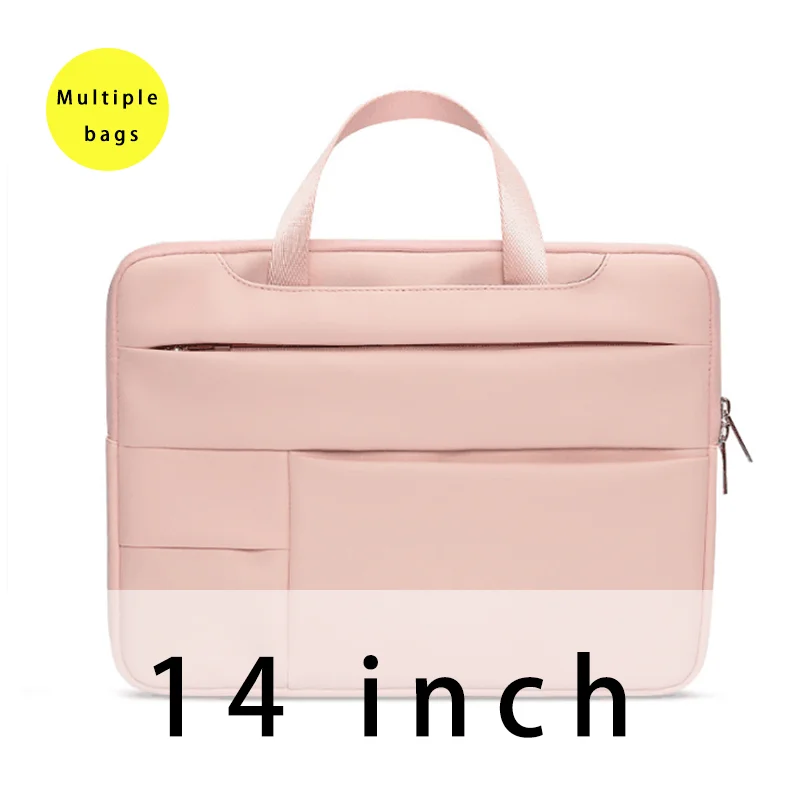 14inch pink 13,3 дюймов ручка сумка для iPad Pro 12,9 ''чехол противоударный кейс для ноутбука для iPad Pro 12,9 дюйма планшета - Цвет: 14inch pink