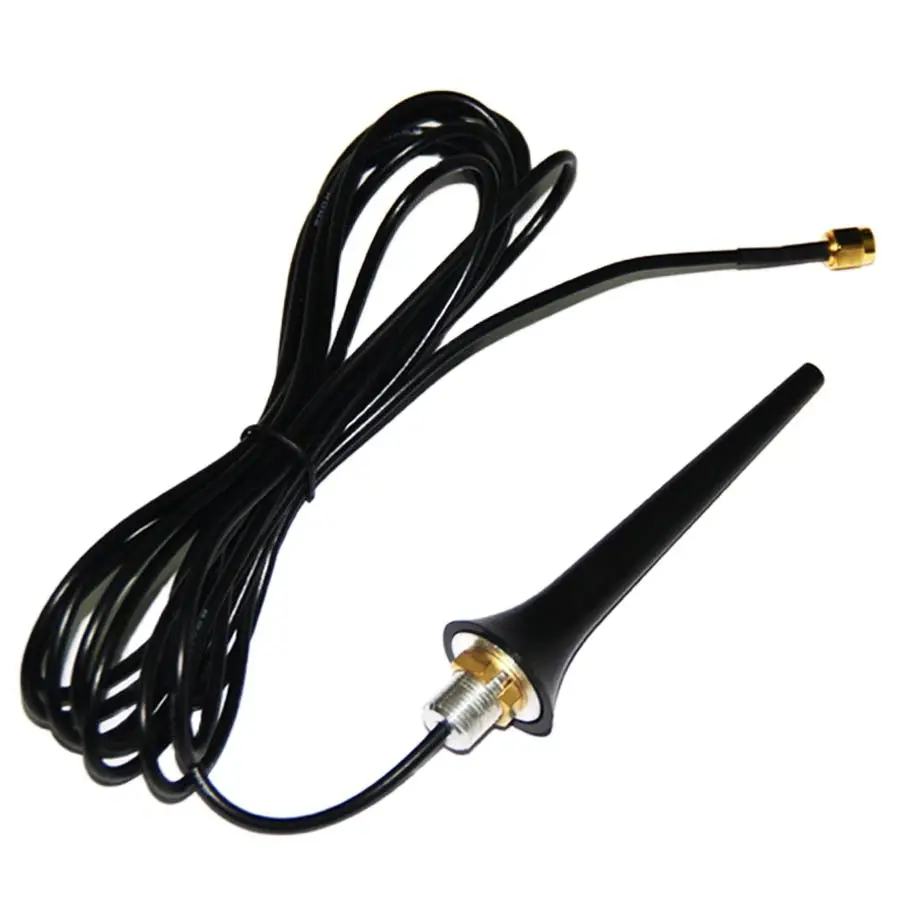 3G Antenna 2.5 dBi 850/900/1800/1900/2100MHZ 3G Antennas (UMTS) Rubber Screw With Cable RG174 3m Antenna for Mobile Phone