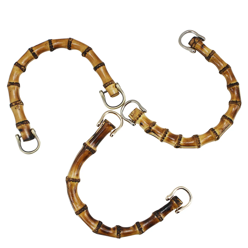 HAOFA 15.5cm 5pcs Bamboo Woman bag Handles replacement frame DIY bag making bag purse parts& accessories