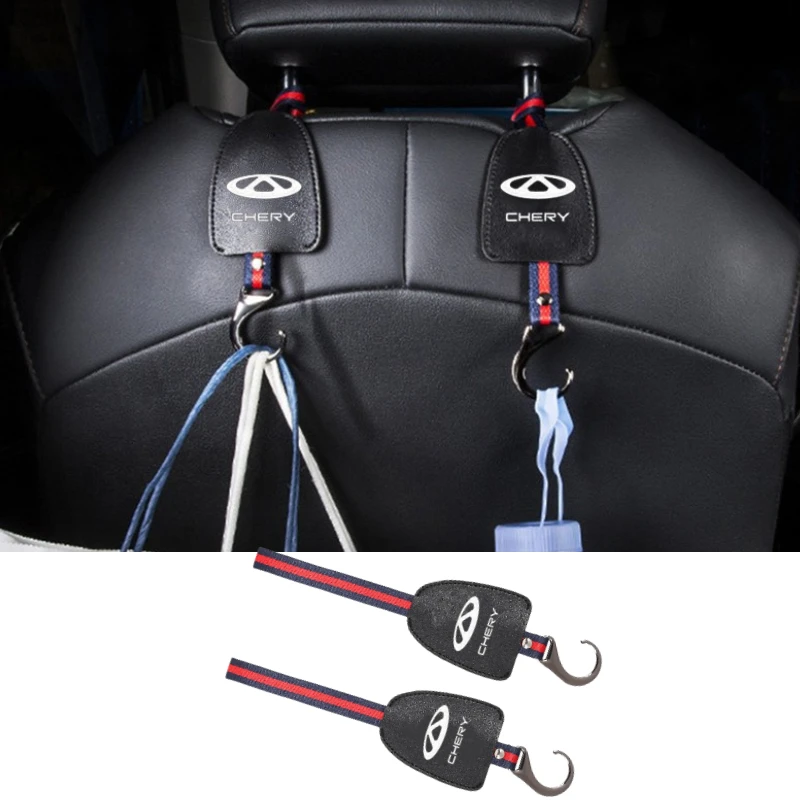 

Кожаный автомобильный ремень со скрытым крючком для эмблемы Chery Fulwin Arrizo QQ Tiggo 5 T11 A1 A3 A5 Amulet M11 Fora